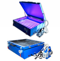 Vacuum UV Exposure Unit Screen Printing Plate Making w/8 LED Tubes for Exposing Area 20 x 24inch 219109