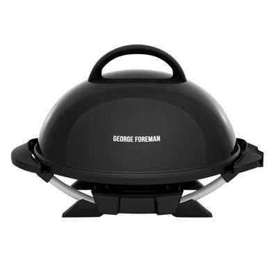 George Foreman George Foreman Indoor/Outdoor Electric Grill, 15-Serving, Black in Other