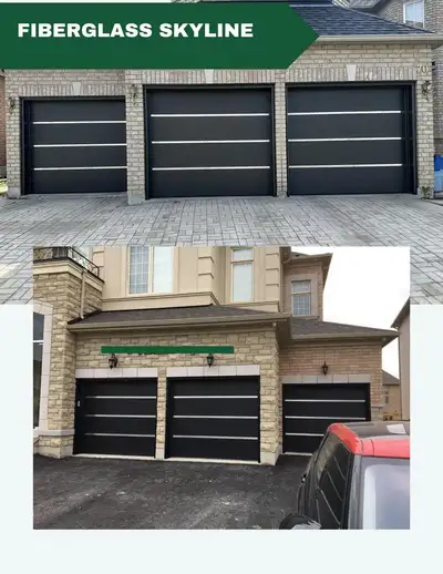 Insulated Modern Fiberglass Garage Doors - (647) 797-4112