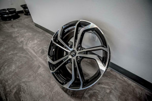 (NEW) Audi S3/ Golf R Style Wheels - 19x8, 5x112 - Machined Face w/ Black - @LIMITLESSTIRES Calgary Alberta Preview