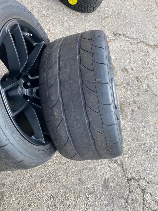 SET OF FOUR 20 INCH WIDEBODY OEM 20X11 5X115 MOUNTED WITH 315 / 35 R20 NITTO NT555g2 TIRES !! in Tires & Rims in Toronto (GTA) - Image 4