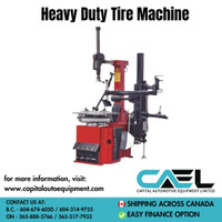 Finance Available for Brand New CAEL Pneumatically Operated Tire Changer Machine - with Tilting Column and Right Arm!