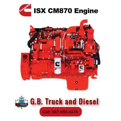 Ready to drop in ISX CM 870 565HP fully overhauled / Rebuilt Engine Genuine Cummins parts The Engine...