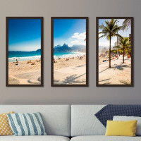 Picture Perfect International "Rio De Janeiro Brazil" 3 Piece Framed Painting Print Set