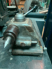 Tailstock, spring loaded, 6-1/2” centre height, 7/8” spindle travel