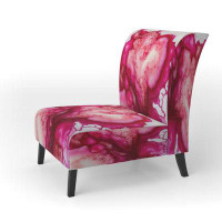 Ivy Bronx Eruption Of Rasberry Blush Joy IV - Upholstered Modern Accent Chair