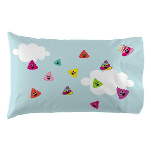 Emoji Pillowcase Rainbow Poop City Reversible Pillowcase for Kids - 20 X 30 Inch (1 Piece Pillow Case Only) Canada Preview