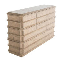 Gabby Coum 3 Drawer 60.13" W Solid Wood Dresser