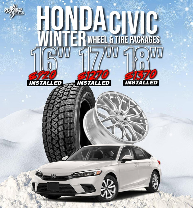 Hyundai Elantra Winter Packages/ Installed/ Pre-Mounted/ Free New Lug Nuts in Tires & Rims in Edmonton Area - Image 2