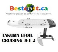 TAKUMA PLANCHE ÉLECTRIQUE DE SURF CRUISING EFOIL 2 Jet HYDROFOIL - PRODUIT NEUF - ON EXPÉDIE PARTOUT AU QUÉBEC !