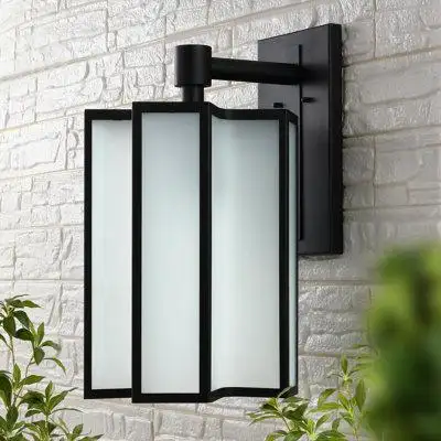 Illuminate and beautify your home with our charming Hyla extendable outdoor wall sconce. The stunnin...