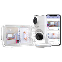 Hubble Nursery Pal Dual Vision 5" Smart Baby Monitor w/ Night Vision & 2 Way Communication (HCTNPDVX-CA)