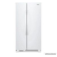 Whirlpool WRS312SNHW Side by Side Refrigerator on Huge Sale !!