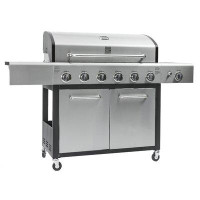 Kenmore Kenmore 6 - Burner Free Standing Liquid Propane 73000 BTU Gas Grill with Side Burner and Cabinet