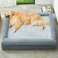 Tucker Murphy Pet™ Orthopedic Dog Beds For Large Dogs, Extra Large Waterproof Dog Couch With Removable Washable Cover &