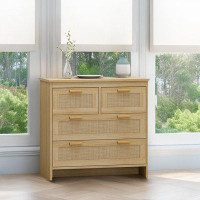 Bay Isle Home™ 4-drawer Rattan Accent Chest