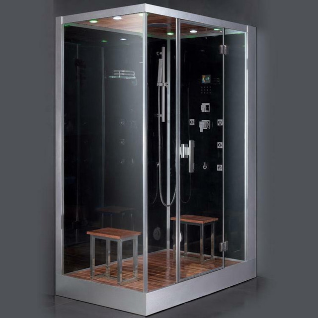 DZ961F8 Eago/Platinum Steam Shower 59.1x 35.4x 89  6KW in White or Black ( Left or Right ) in Plumbing, Sinks, Toilets & Showers