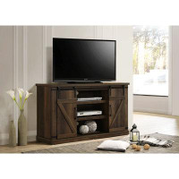 Red Barrel Studio 54" Wide TV Stand With Sliding Doors And Cable Management