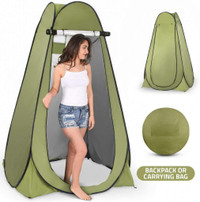 NEW POP UP PRIVACY TENT CAMPING PORTABLE SHOWER & TOILET S3052