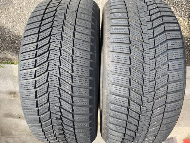 255/50/19 CONTINENTAL SNOW TIRES SET OF 2 TAG#T1431 (NPLNFR2176T2) MIDLAND ON. in Tires & Rims in Ontario