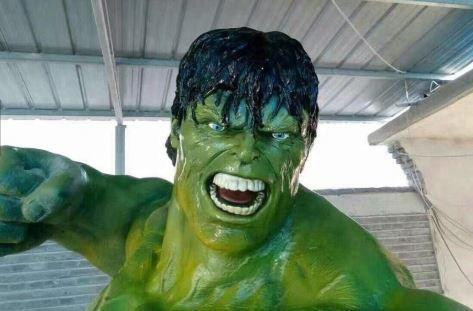 NEW FIBERGLASS 8 FT TALL INCREDIBLE HULK ADVERTISING in Other in Edmonton Area - Image 2