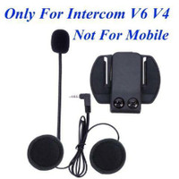 BTI V6 Boom Microphone Headset with Spare Clip - Black - Suitabl