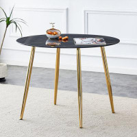 Mercer41 A modern minimalist circular dining table