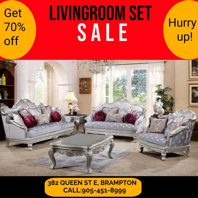 Traditional Sofa Set Sale !! Free Local Delivery !! in Couches & Futons in City of Toronto