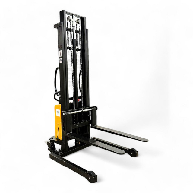 HOC EMS1035W SEMI ELECTRIC WIDE LEG STACKER 1000 KG (2204 LBS) 138 CAPACITY + 3 YEAR WARRANTY + FREE SHIPPING in Other
