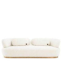 Eichholtz 93.31'' Round Arms Sofa
