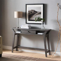 Gracie Oaks Console Table With One Drawer And Two Open Shelves