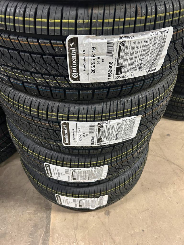 4 Brand New Continental Pure Contact LS  205/55R16 All Season Tires.$70 REBATE!! *** WallToWallTires.com *** in Tires & Rims in Ottawa / Gatineau Area - Image 2