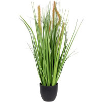 Northlight Seasonal 24" Potted Artificial Onion Grass Plant