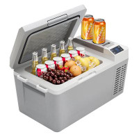 gaomon Car Refrigerator - 21QT Car Fridge With Ultra-Fast Cooling, 20L Electric Cooler With Low Power, Portable Freezer