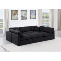 Meridian Furniture USA Indulge 6 - Piece Upholstered Sofa & Chaise