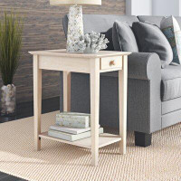 August Grove Sunbury Solid Wood End Table with Storage