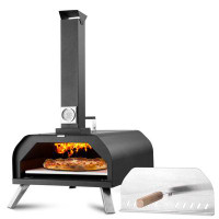 EP Designlab LLC EP Designlab LLC Stainless Steel Countertop Wood Pellets Pizza Oven