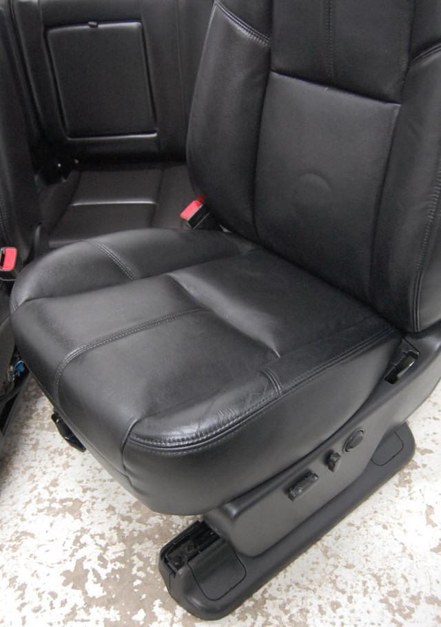 Chev Truck Silverado GMC Sierra Crew cab BLACK LEATHER Power Heated Seats chevy 2007-14 in Other Parts & Accessories - Image 4