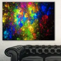 Design Art 'Distant Galaxies' Graphic Art on Wrapped Canvas