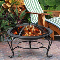 Red Barrel Studio Portable Steel Charcoal Fire Pit