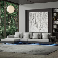 Orren Ellis Nooram 3 - Piece Upholstered Sofa & Chaise