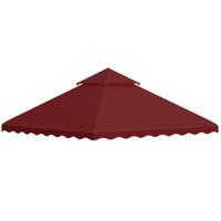 Replacement Canopy Top 116.1" L x 116.1" W Wine Red