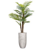 Vintage Home Aislin 91" Artificial Fern Plant in Planter