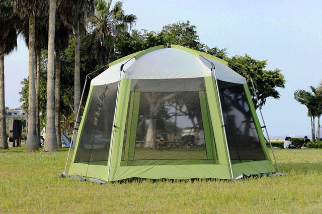 Quick-Set Portable Camping Outdoor Gazebo Canopy Shelter Hexagonal Outdoor Tent Canopy- 249284 in Other Business & Industrial in Toronto (GTA) - Image 3