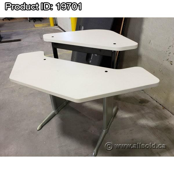Work From Home Height Adjustable Corner Desks starting at $175 in Desks