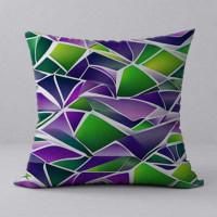 East Urban Home Pillow New East Urban Home Vibrant Character & Patterns/ size 22"x22"