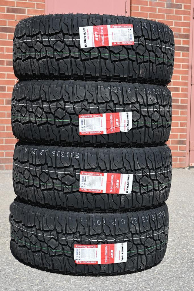 285/45/R22 A/T tire SURETRAC WIDE CLIMBER A/T II Tire Ford F150 Ram1500 Tire Silverado 1500 8883 Tire 285 45 r22 A/T in Tires & Rims in Toronto (GTA)