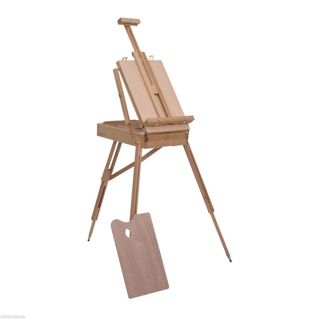 HOMCOM Wooden Easel painting easel Folding French Artists Easel Set Portable Art Painters Tripod Sketch Craft | Aosom Ca in Hobbies & Crafts - Image 2