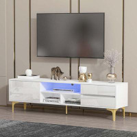 Wrought Studio UVLED TV stand with drawers fit up to 65inch TV