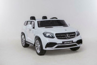 Kids Ride On Cars With Parental Control Mercedes Benz GLS63 AMG 2 Seat With Rubber Wheels & Leather Chair Warehouse Sale